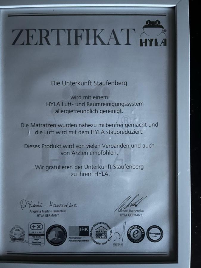 Ferienwohnung Staufenberg 2 エクステリア 写真